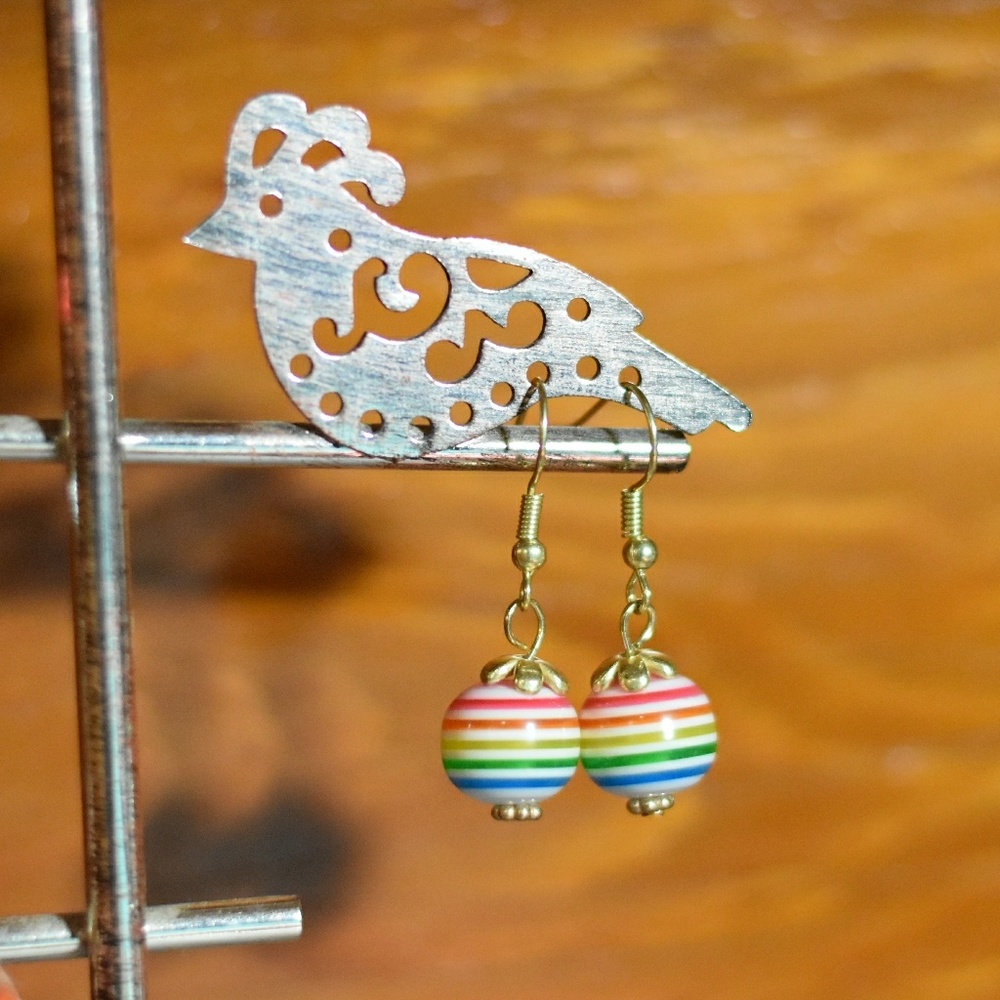 Large Rainbow Earrings 🌈